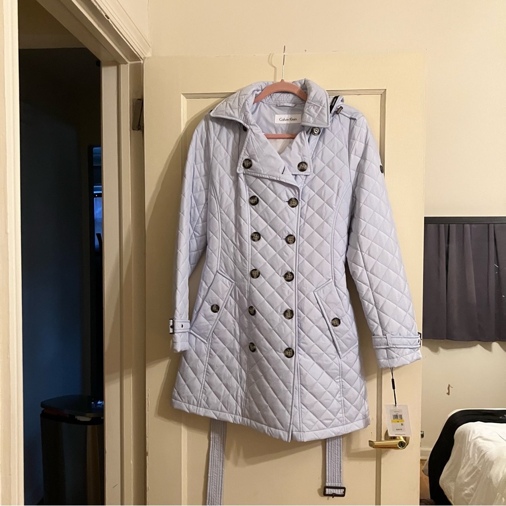 Calvin Klein Powder Blue Jacket NWT